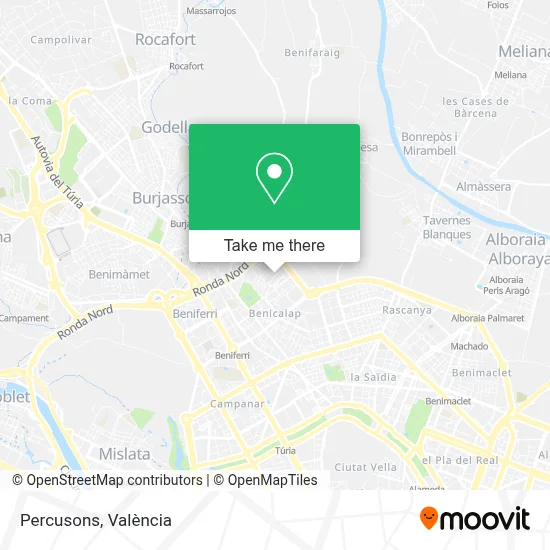 Percusons map