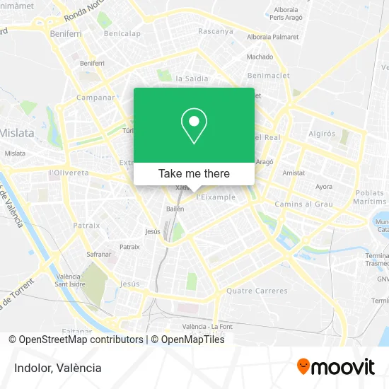 Indolor map