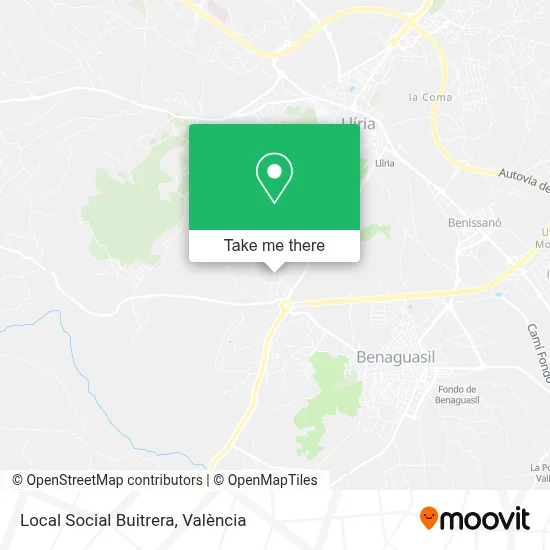 Local Social Buitrera map