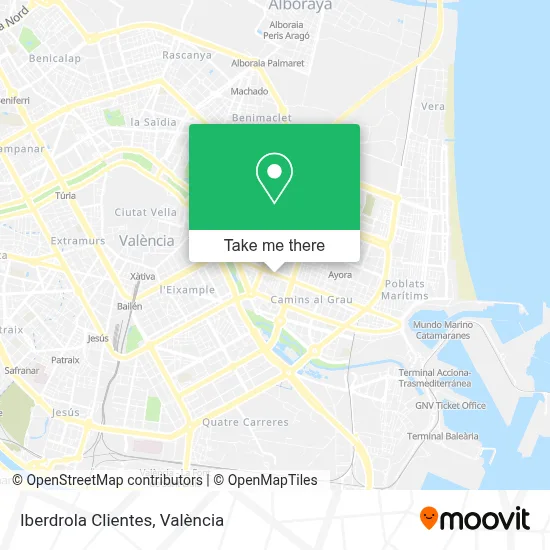 Iberdrola Clientes map
