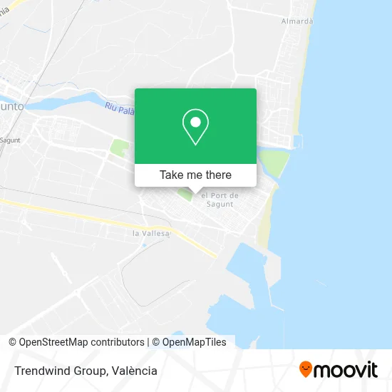 Trendwind Group map