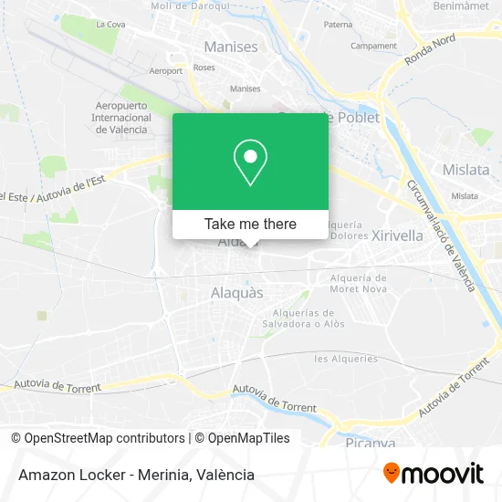 Amazon Locker - Merinia map