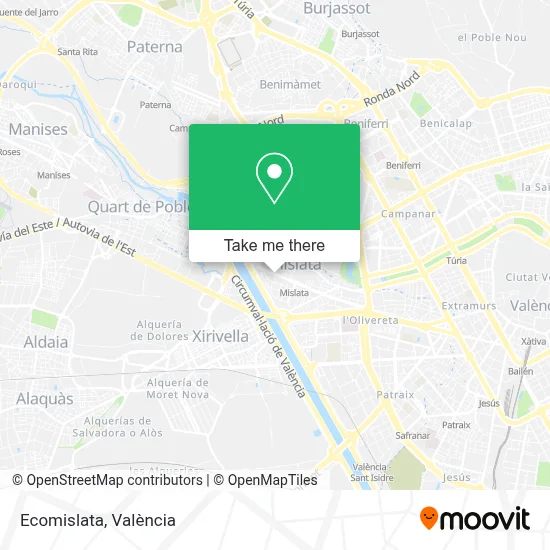 Ecomislata map