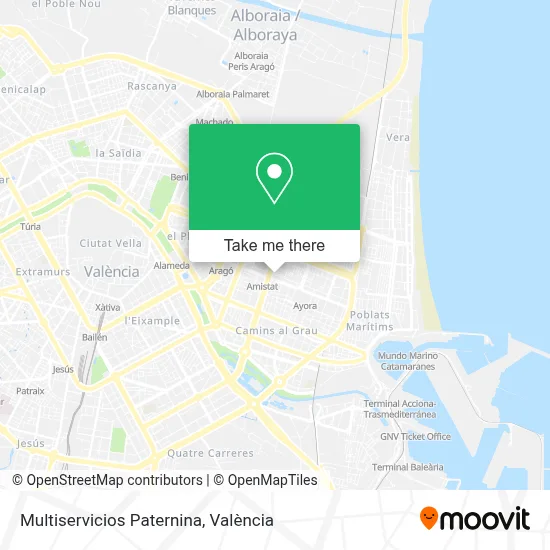 Multiservicios Paternina map