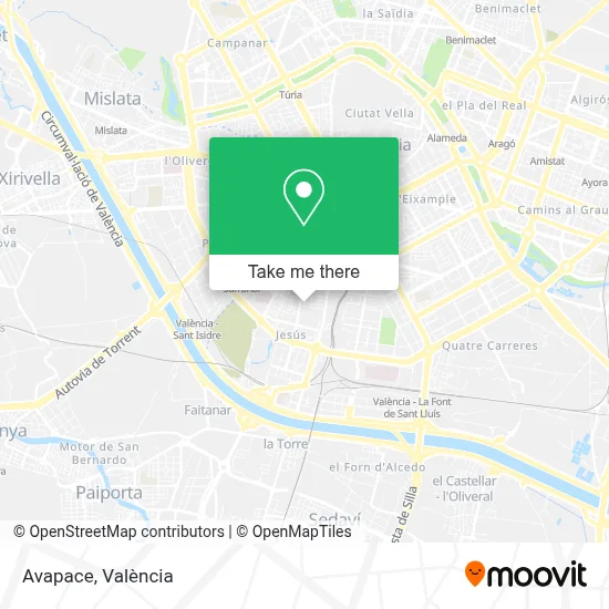 Avapace map