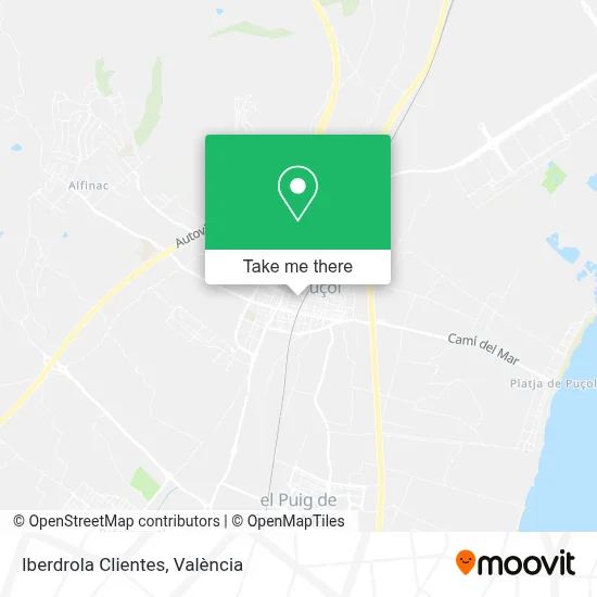 Iberdrola Clientes map