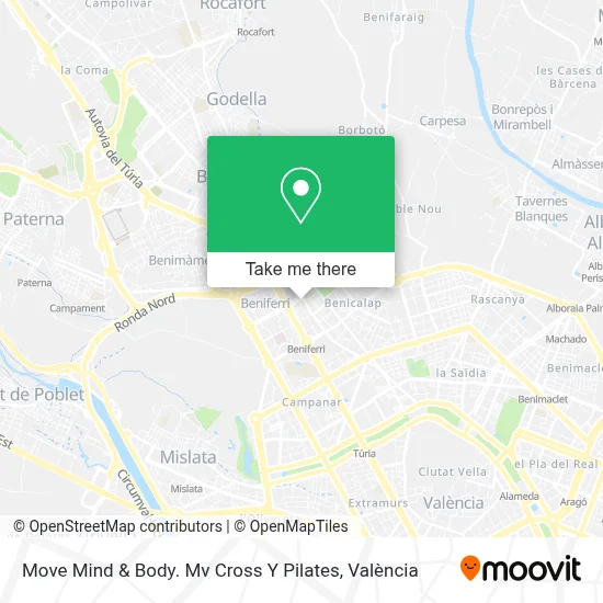 Move Mind & Body. Mv Cross Y Pilates map
