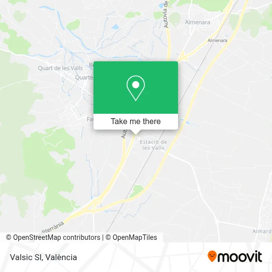 Valsic Sl map