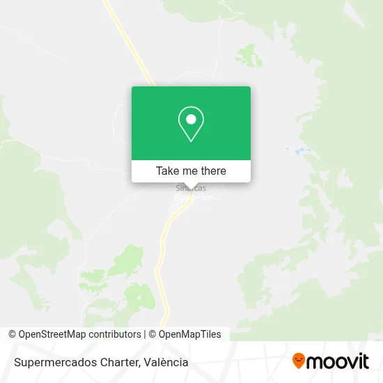 Supermercados Charter map