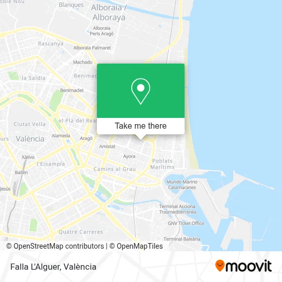 Falla L'Alguer map