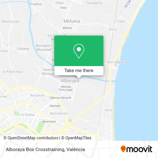 Alboraya Box Crosstraining map