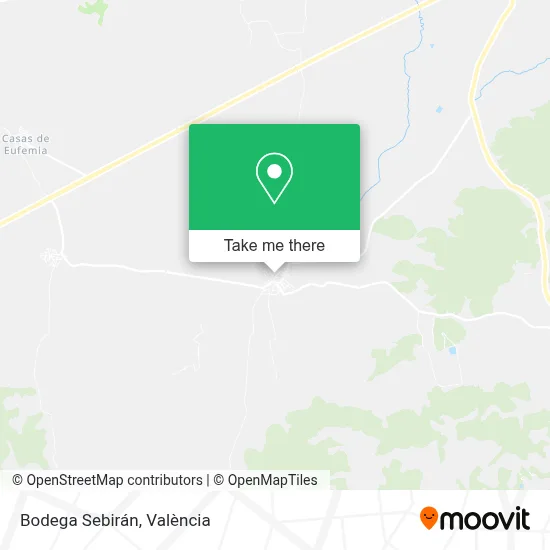 Bodega Sebirán map