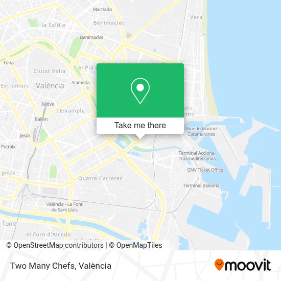 Two Many Chefs map