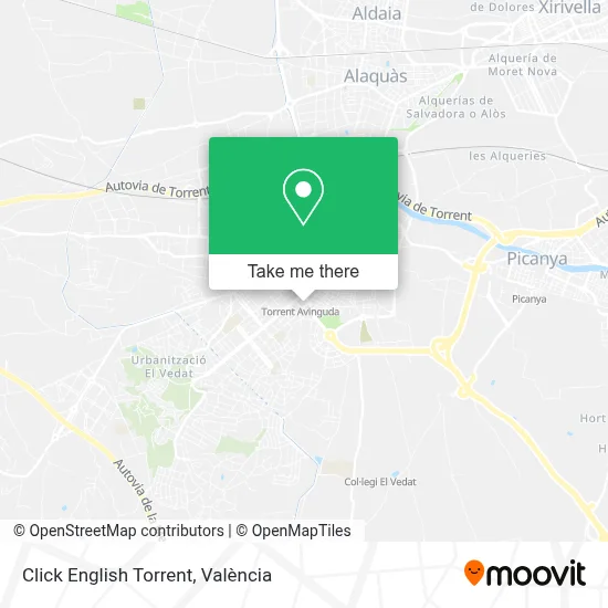 Click English Torrent map