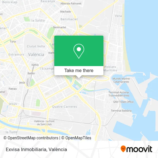 Exvisa Inmobiliaria map