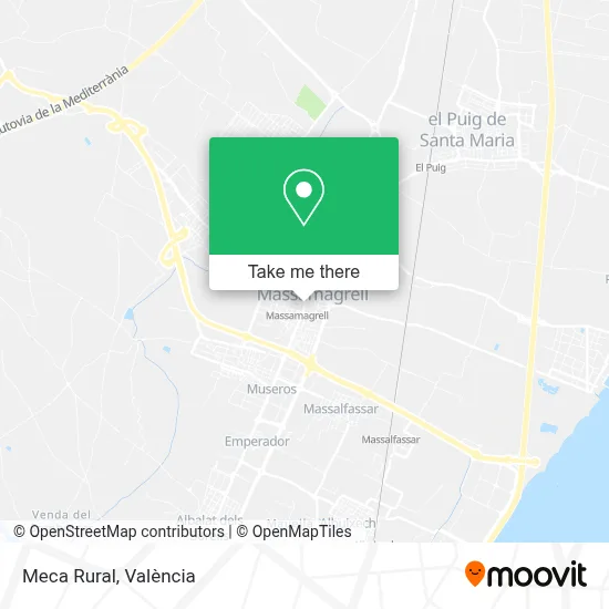 Meca Rural map
