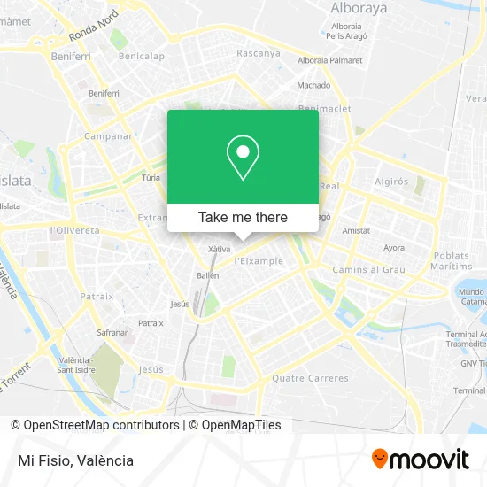 Mi Fisio map