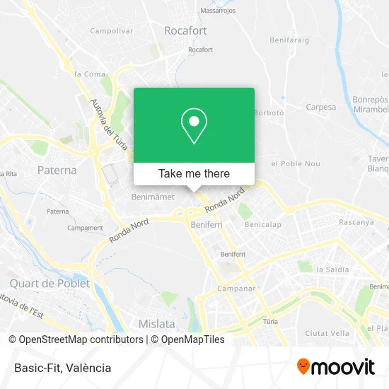 Basic-Fit map
