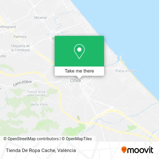 Tienda De Ropa Cache map