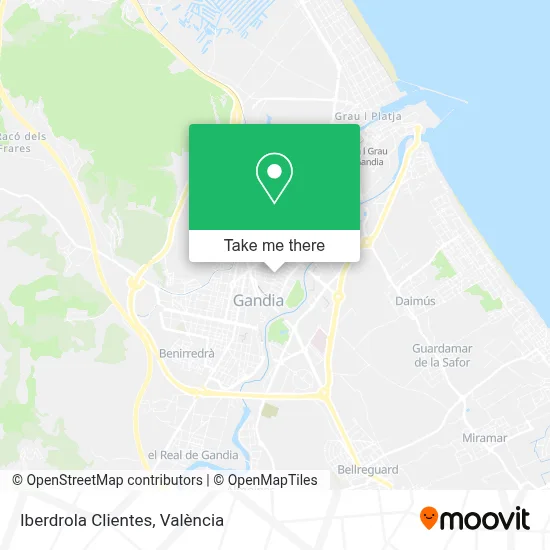Iberdrola Clientes map
