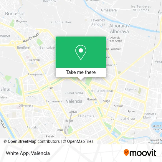 White App map