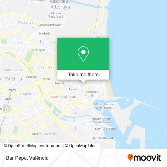 Bar Pepa map