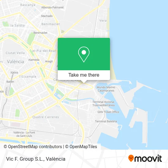 Vic F. Group S.L. map