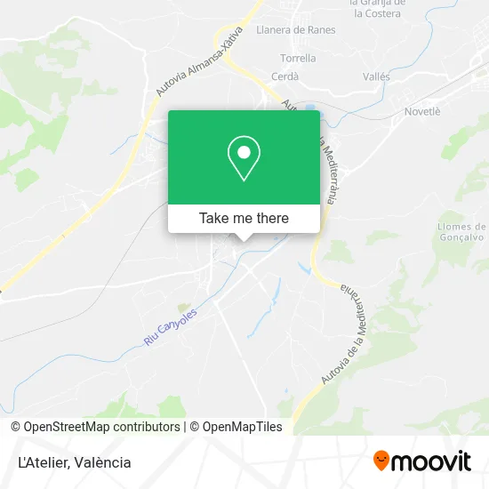 L'Atelier map