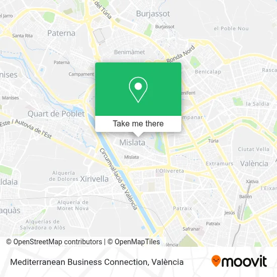 Mediterranean Business Connection map