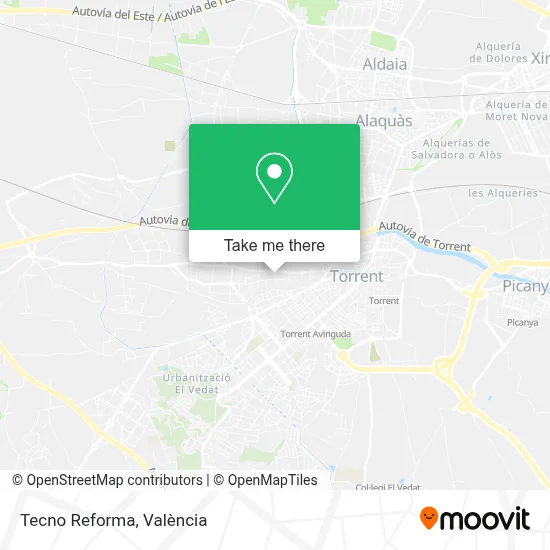 Tecno Reforma map