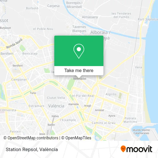 Station Repsol map