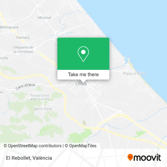 El Rebollet map