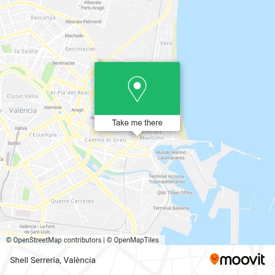 Shell Serreria map