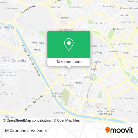 M'Caprichos map