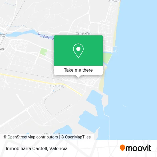 Inmobiliaria Castell map