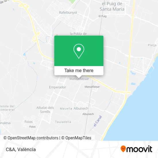 C&A map