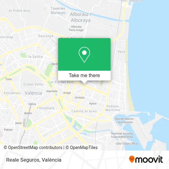 Reale Seguros map