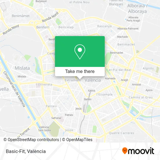 Basic-Fit map