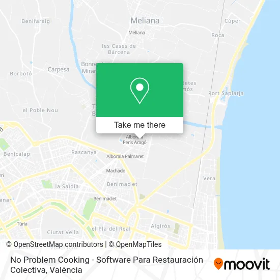 No Problem Cooking - Software Para Restauración Colectiva map