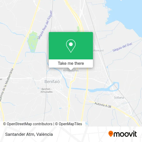Santander Atm map