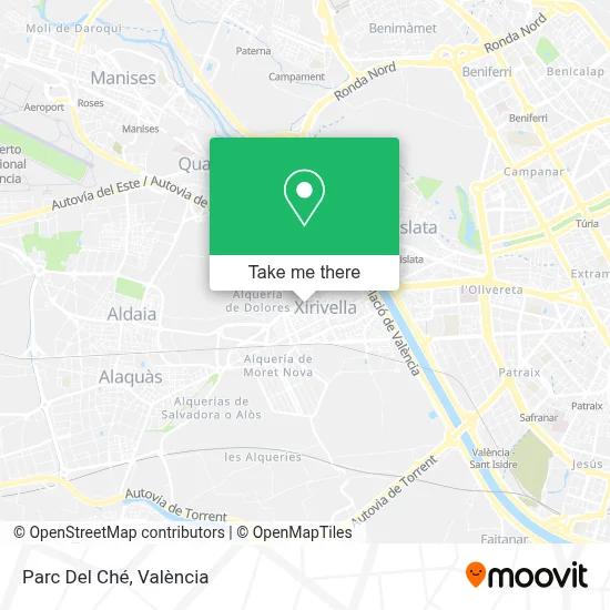 Parc Del Ché map