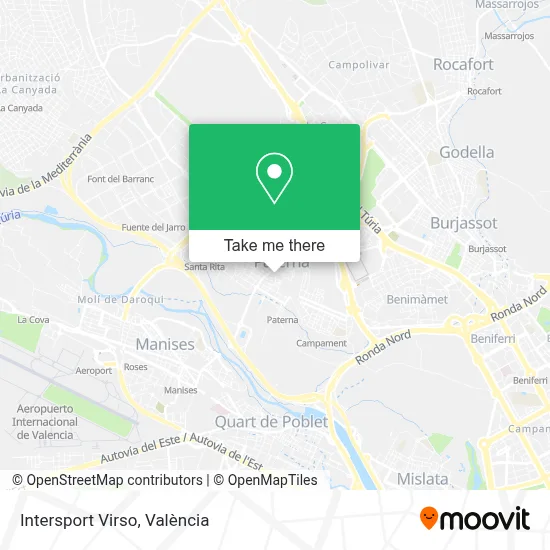 Intersport Virso map