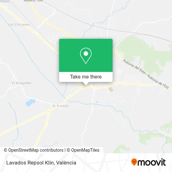 Lavados Repsol Klin map