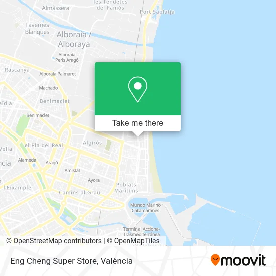 Eng Cheng Super Store map