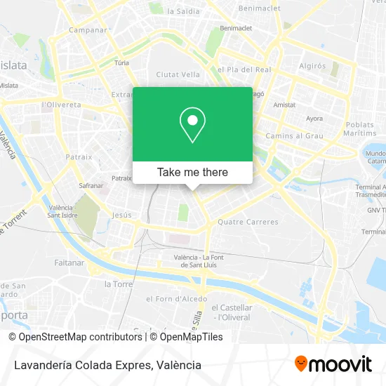 Lavandería Colada Expres map