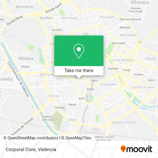 Corporal Core map