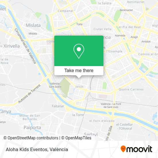 Aloha Kids Eventos map