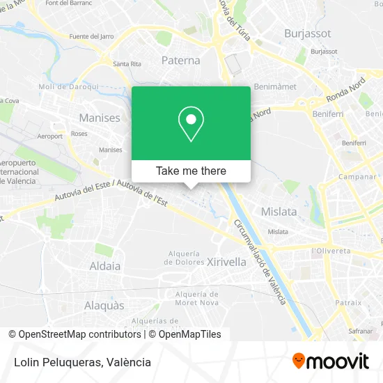 Lolin Peluqueras map