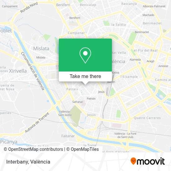 Interbany map