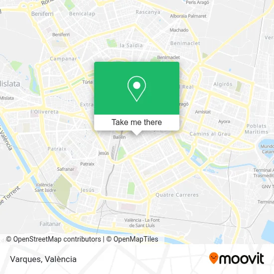 Varques map